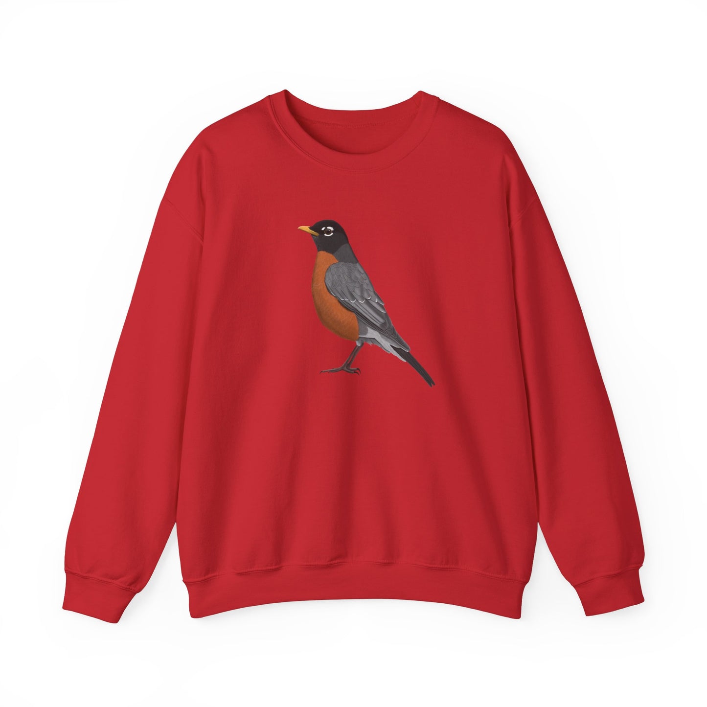 Robin Bird Watcher Biologist Crewneck Sweatshirt