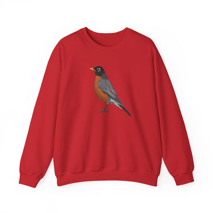 Robin Bird Watcher Biologist Crewneck Sweatshirt