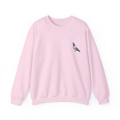 Pigeon Heart Birdlover Ornithologist Bird Sweatshirt