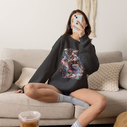 Goose Christmas Sweatshirt – Tangled Lights Winter Crewneck