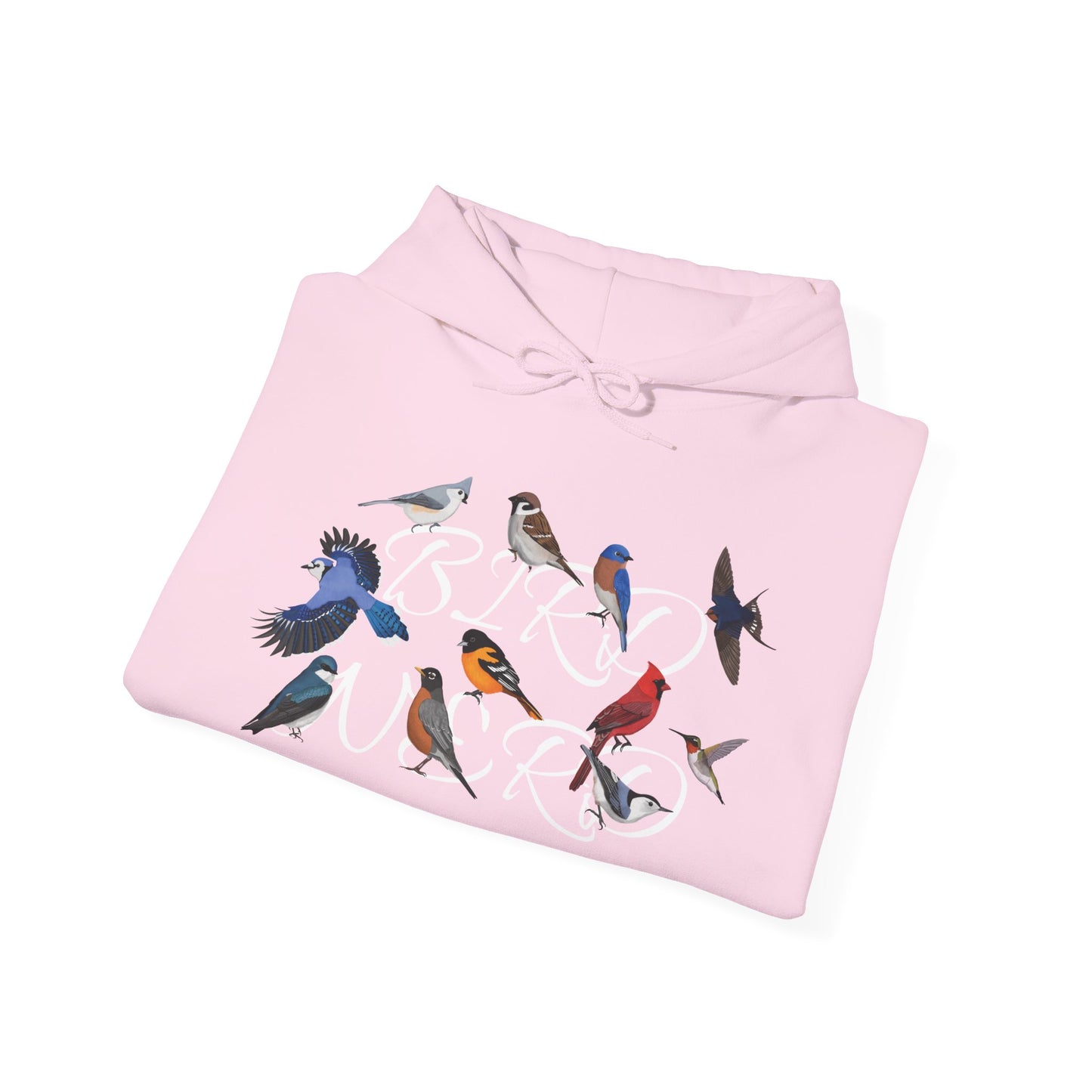 Bird Nerd Blue Jay Cardinal Hummingbird Robin Oriole Hoodie