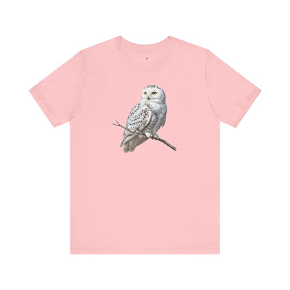 Snowy Owl T-Shirt | Unisex Bird Lover Tee | Wildlife Birder Gift