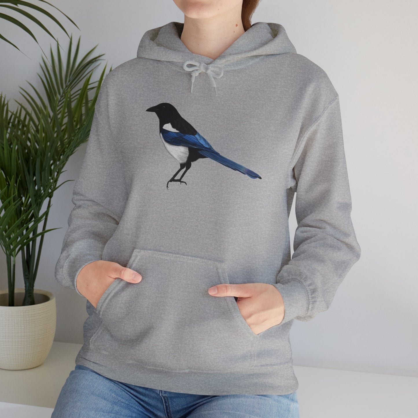 Magpie Bird Birdwatching Birder Hoodie