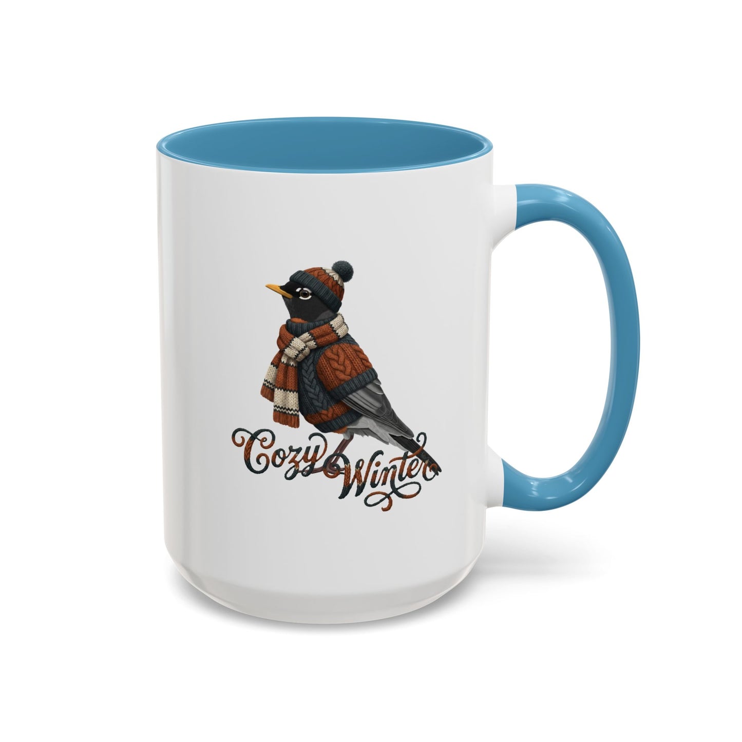 American Robin Ceramic Bird Coffee Mug – Custom Gift for Bird Watchers