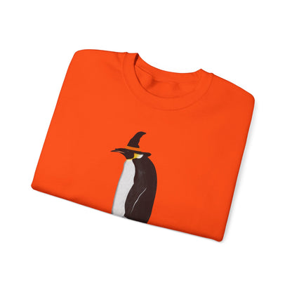 Penguin Halloween Birds Witch Birdwatcher Sweatshirt