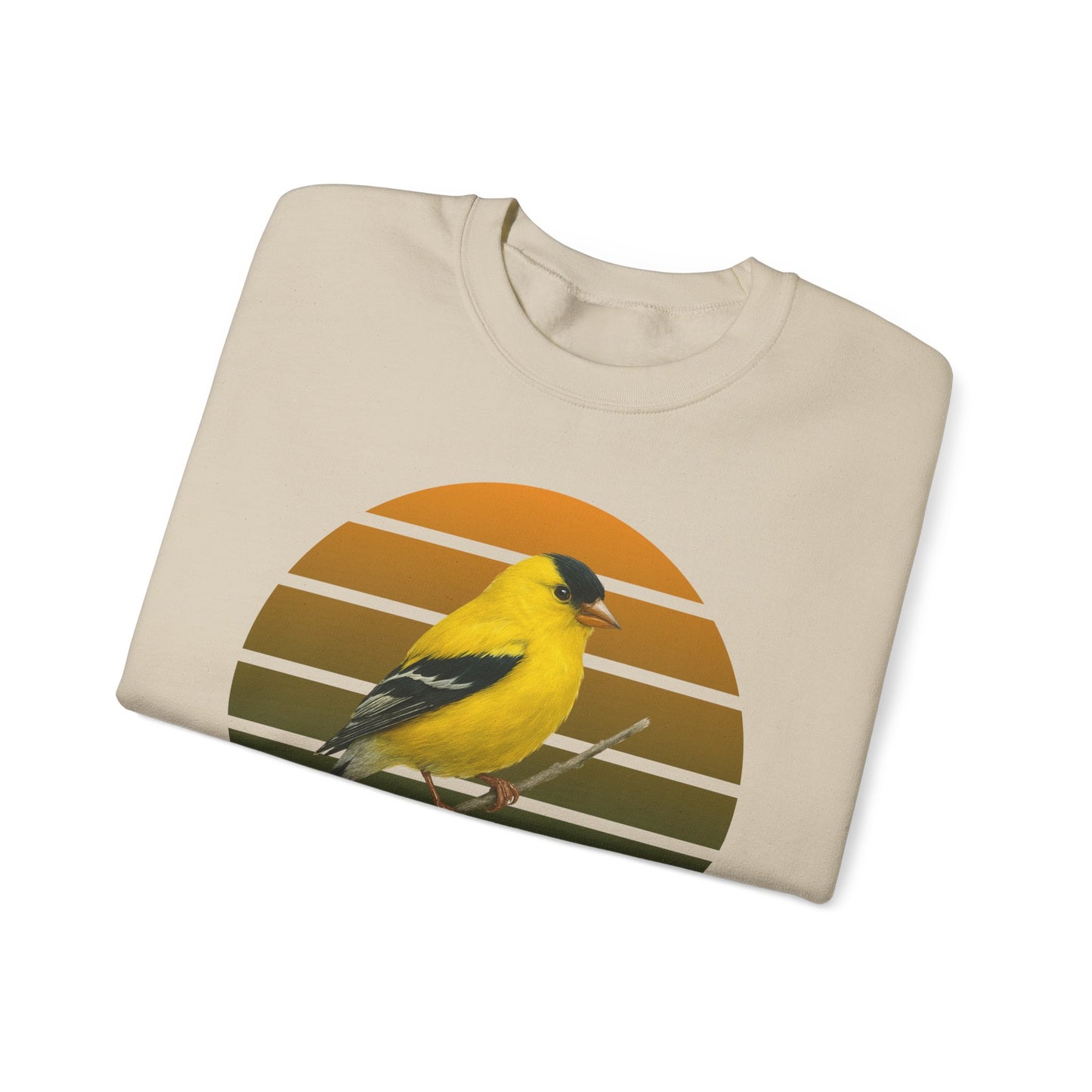 American Goldfinch Sweatshirt | Unisex Bird Lover Pullover | Wildlife Birder Gift | Songbird Crewneck