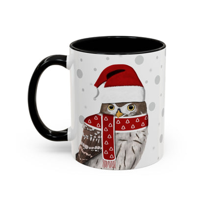 Owl Christmas Bird Coffee Mug