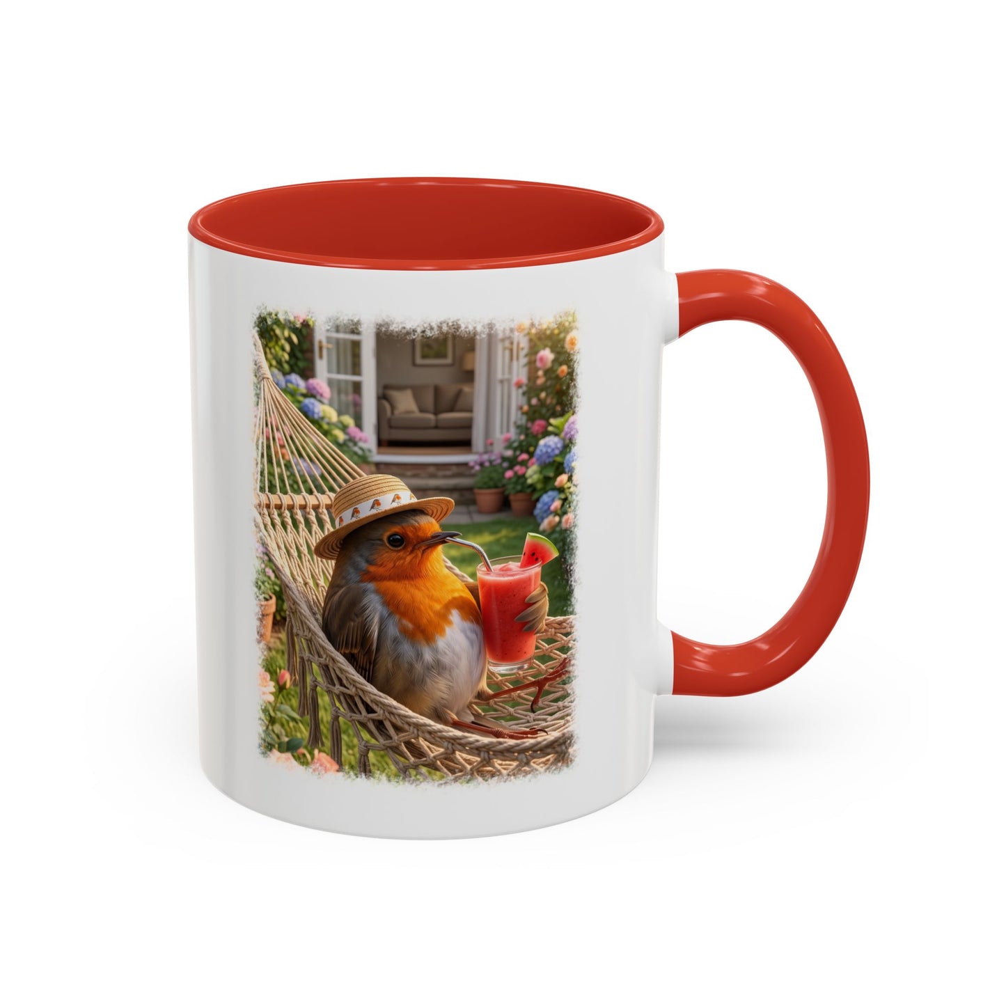 Robin Rosi Hammock and Smoothie Mug for Bird Lovers