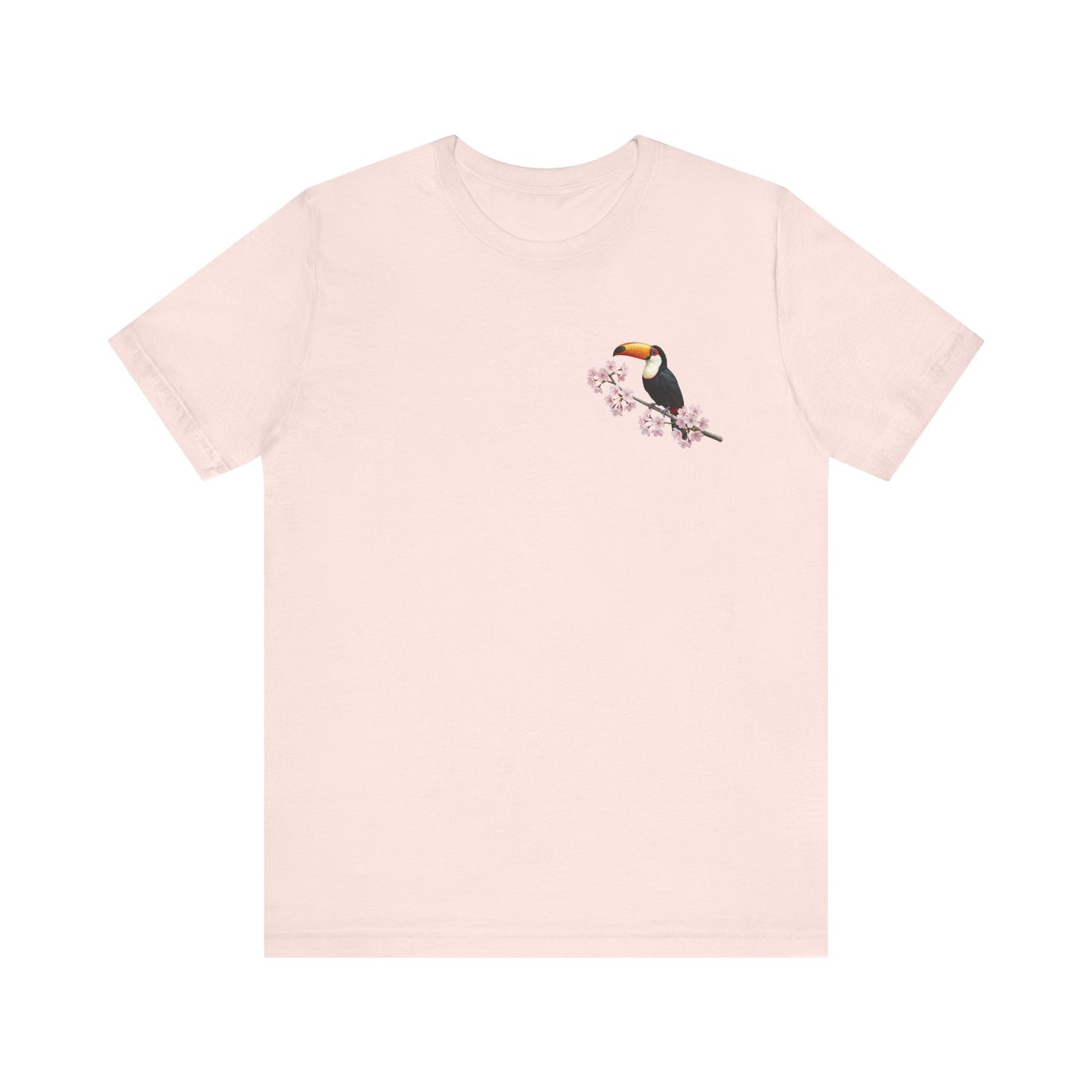 Toucan Cherry Blossom T-Shirt | Floral Spring Tee for Bird Lovers