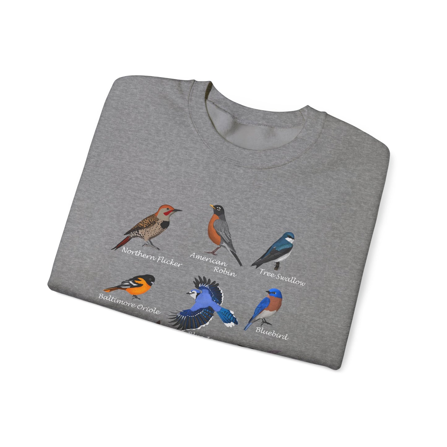 Blue Jay Cardinal Oriole Robin Hummingbird Birding & Birdwatching Bird Sweatshirt