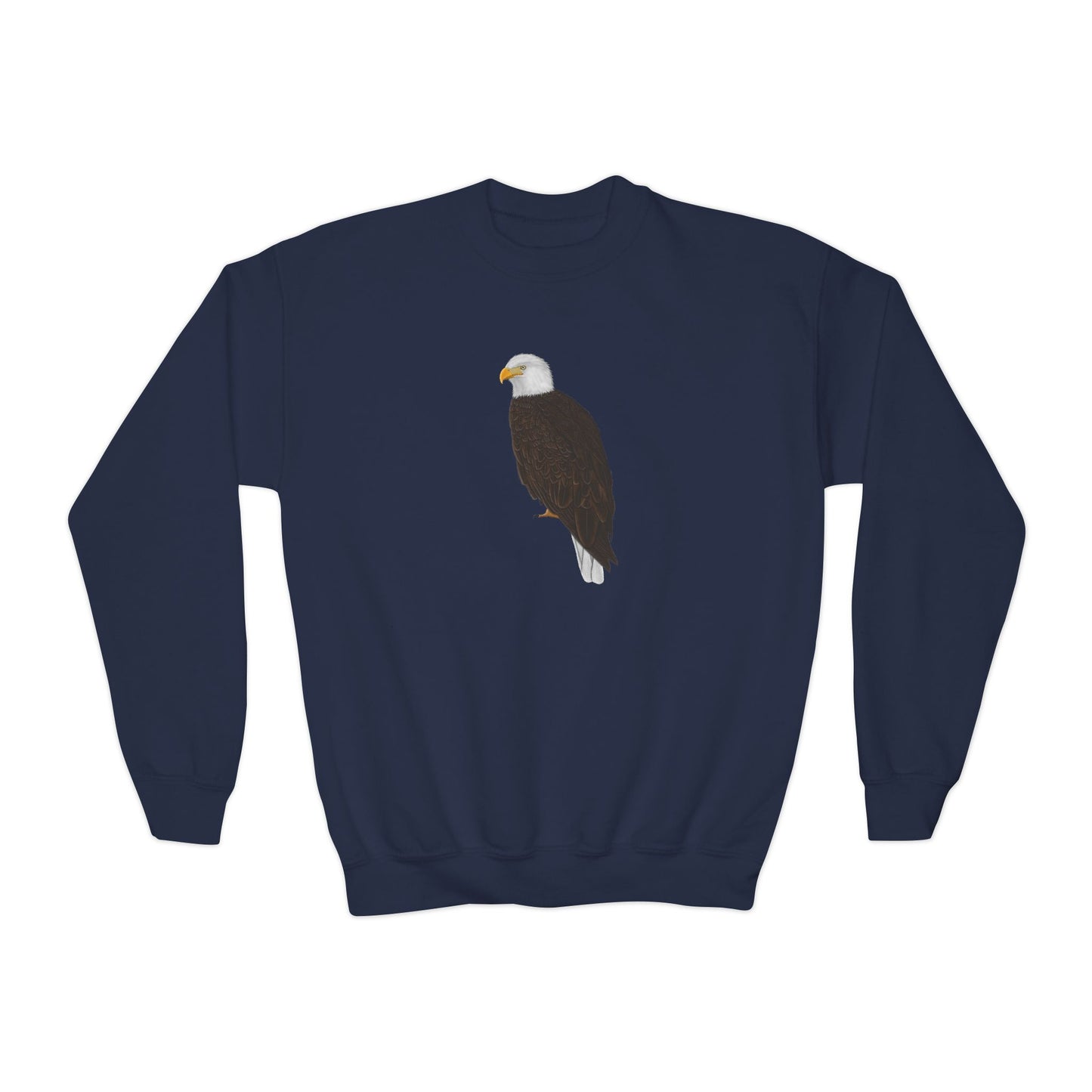 Bald Eagle Bird Birdwatching Youth Crewneck Sweatshirt