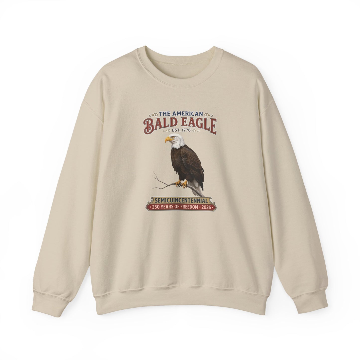 Vintage American Bald Eagle Sweatshirt | US 250th Anniversary Semiquincentennial Crewneck