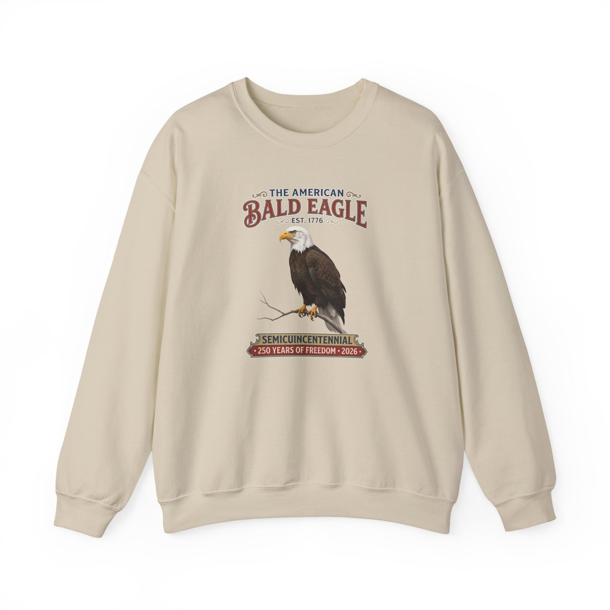 Vintage American Bald Eagle Sweatshirt | US 250th Anniversary Semiquincentennial Crewneck