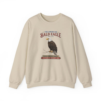 Vintage American Bald Eagle Sweatshirt | US 250th Anniversary Semiquincentennial Crewneck