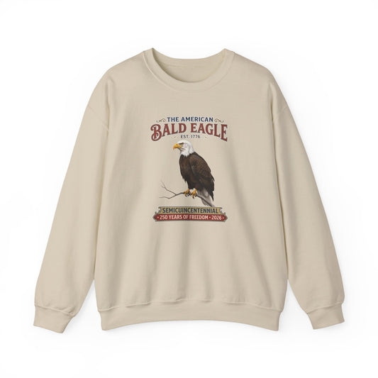 Vintage American Bald Eagle Sweatshirt | US 250th Anniversary Semiquincentennial Crewneck
