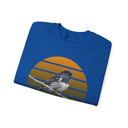 Dark-Eyed Junco Sweatshirt | Cozy Winter Birder Pullover | Snow Bird Crewneck Gift