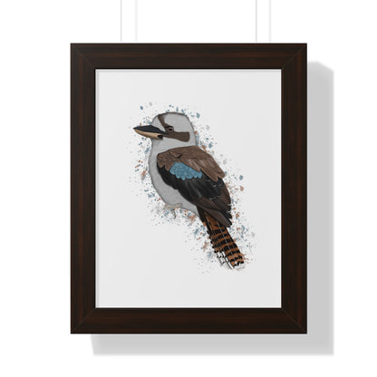 Kookaburra Bird Framed Poster