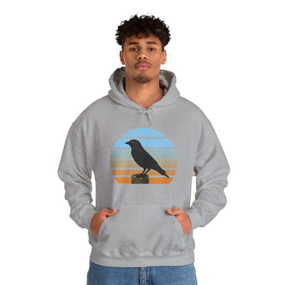 Western Jackdaw Bird Hoodie