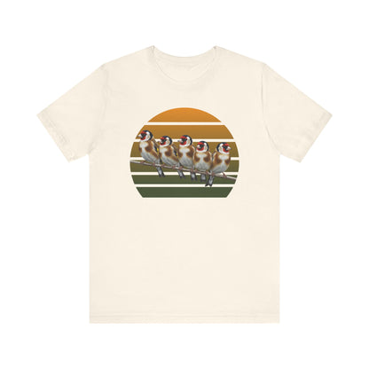 Stieglitz Premuim T-Shirt | Geschenk für Vogelbeobachter | jz.birds