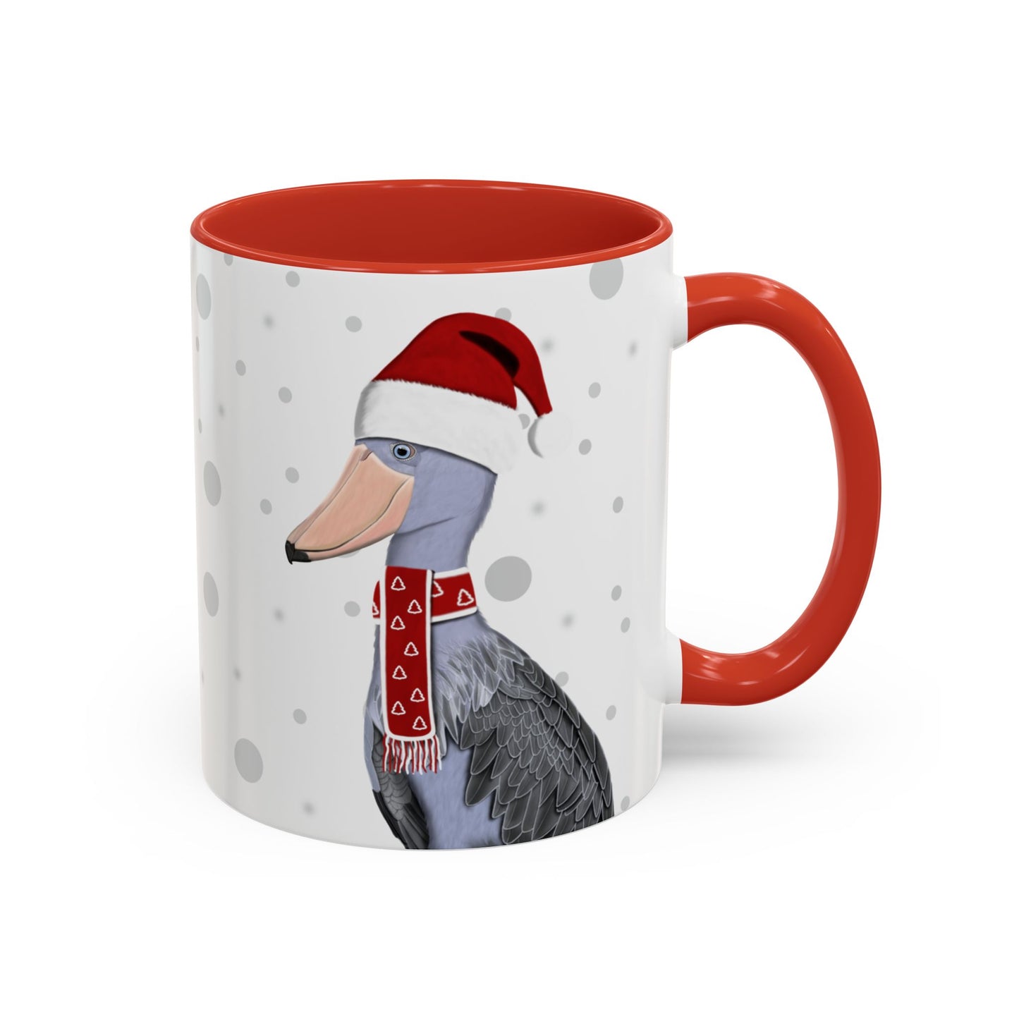 Shoebill Christmas Bird Coffee Mug