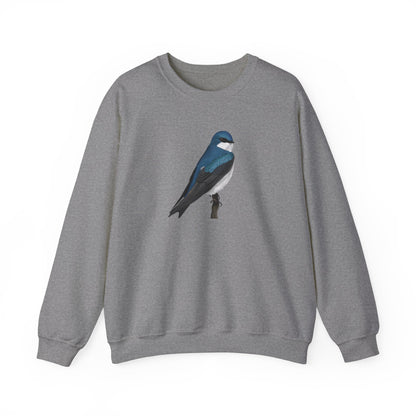 Tree Swallow Bird Watcher Biologist Crewneck Sweatshirt