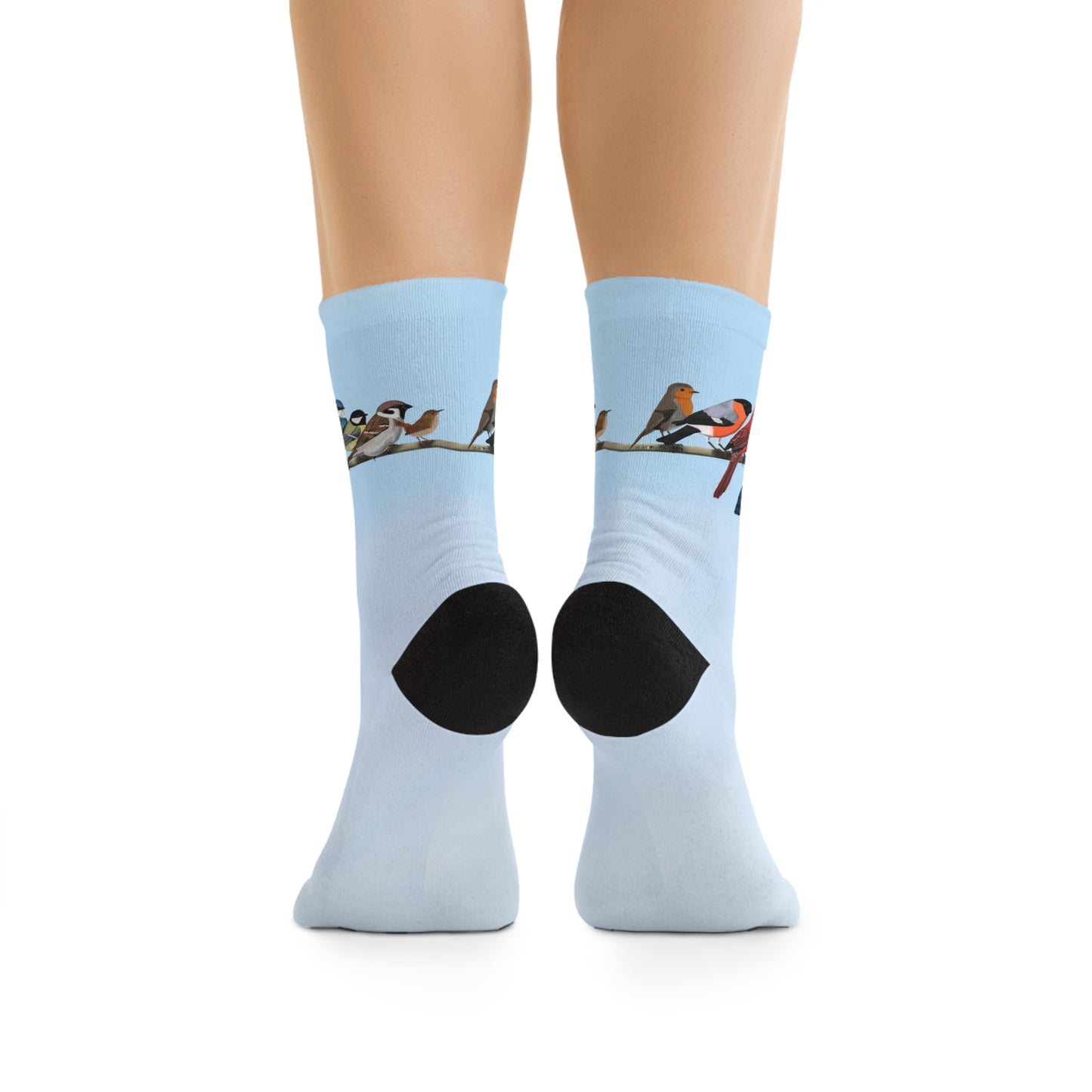 Garden Birds Blue Jay Cardinal Bullfinch Birding & Birdwatching Bird Socks Blue