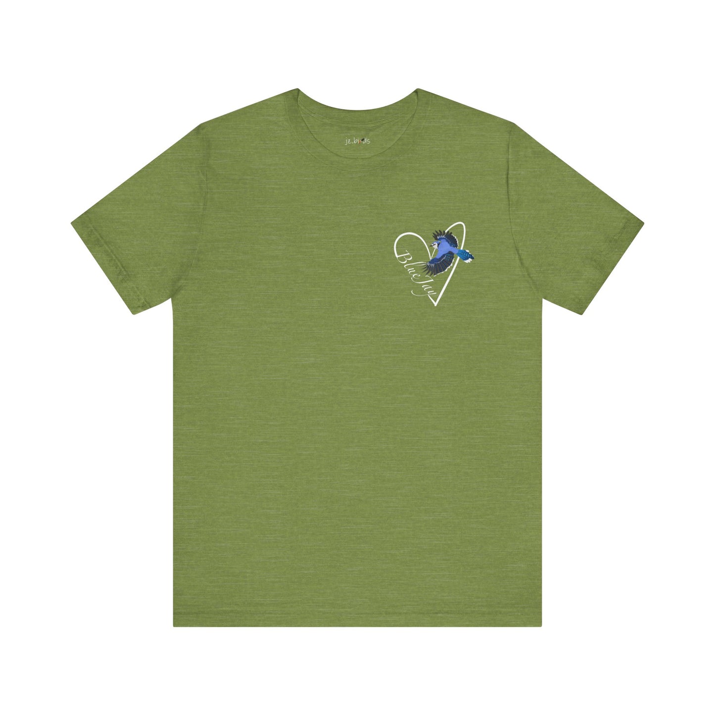 Blue Jay Heart Birdwatcher Bird T-Shirt