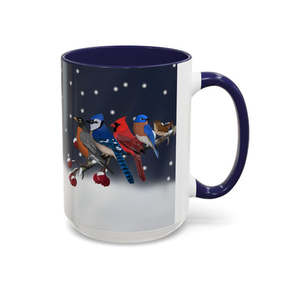 Backyard Birds Coffee Mug | Ceramic Christmas Gift for Bird Lovers