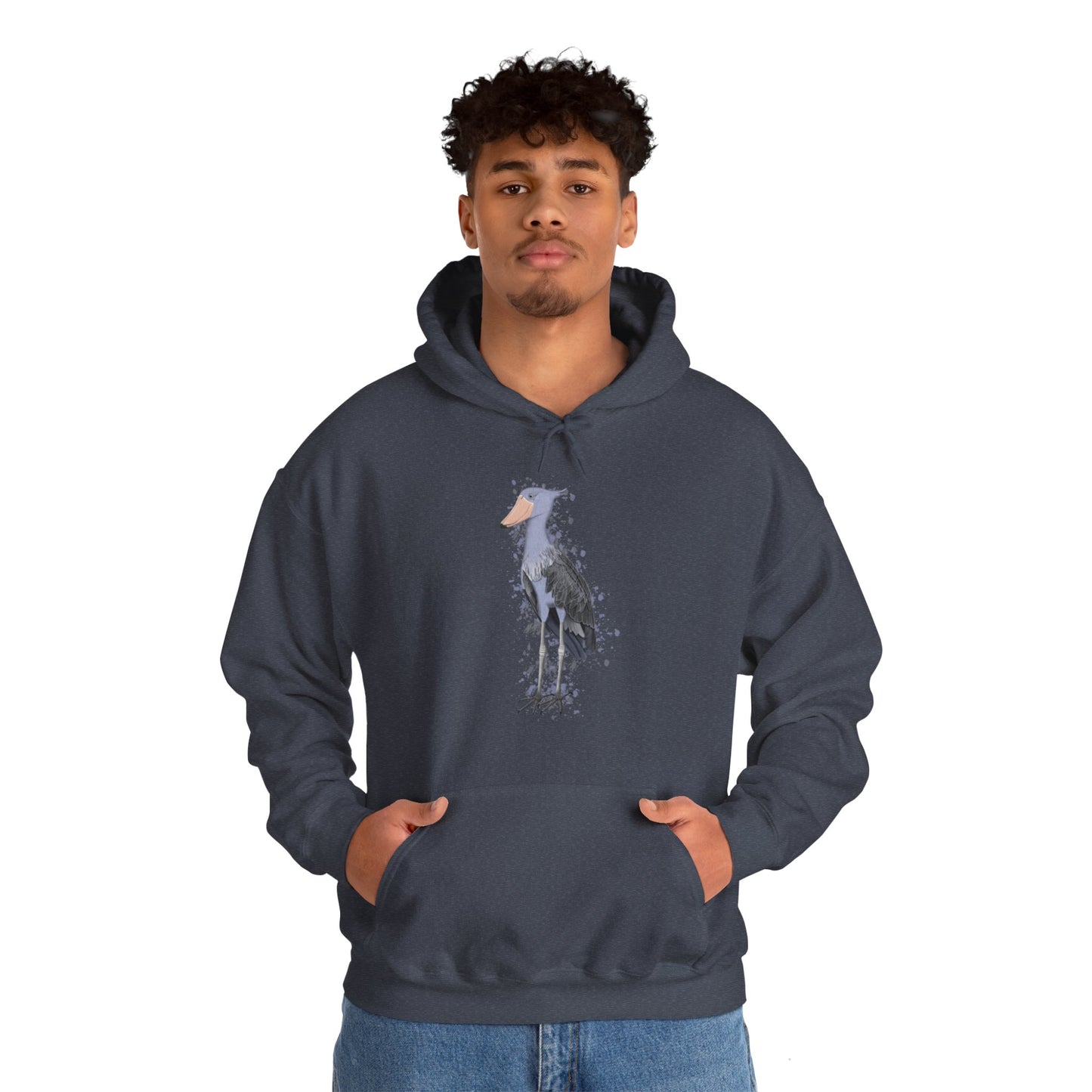 Shoebill Bird Unisex Hoodie - jz.birds