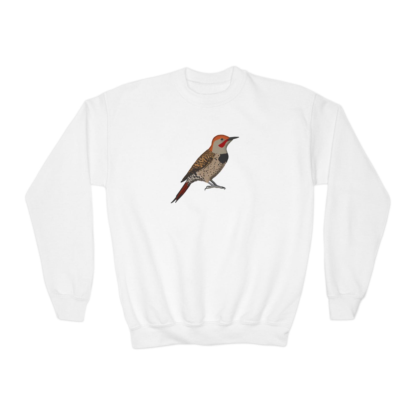 Northern Flicker Bird Birdwatching Youth Crewneck Sweatshirt