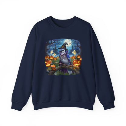 Blue Jay Halloween Bird Sweatshirt - Spooky Halloween Costume for Bird Lovers