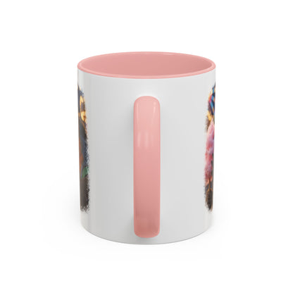 Robin Rosi Pink Cotton Candy Premium Mug for Bird Lovers