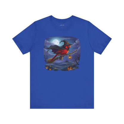Cardinal Halloween Bird T-Shirt - Spooky Halloween Costume for Bird Lovers