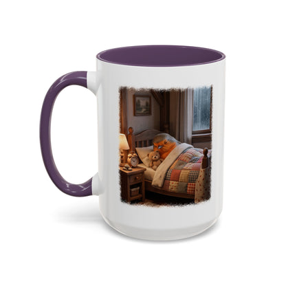Robin Rosi Sleeping in Bed Mug for Bird Lovers