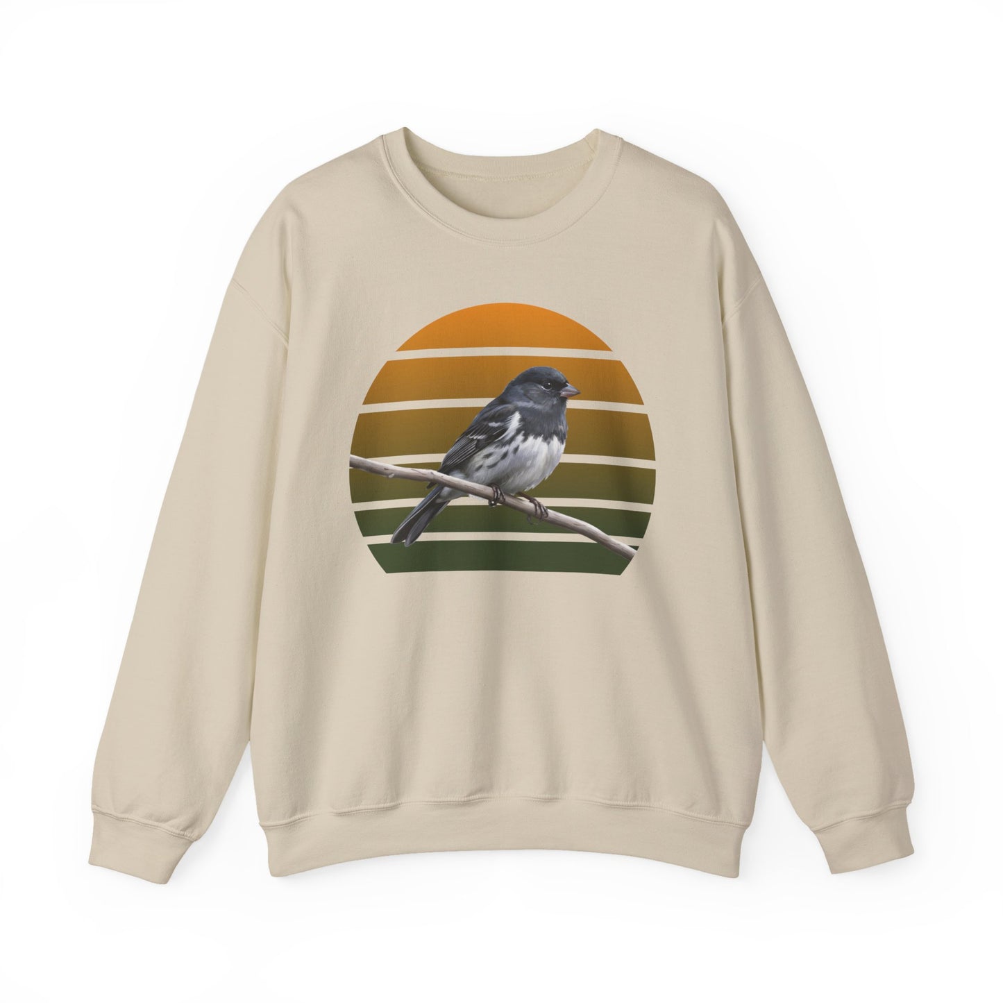 Dark-Eyed Junco Sweatshirt | Cozy Winter Birder Pullover | Snow Bird Crewneck Gift