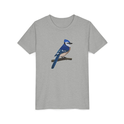 Blue Jay Birding & Birdwatching Bird Youth T-Shirt