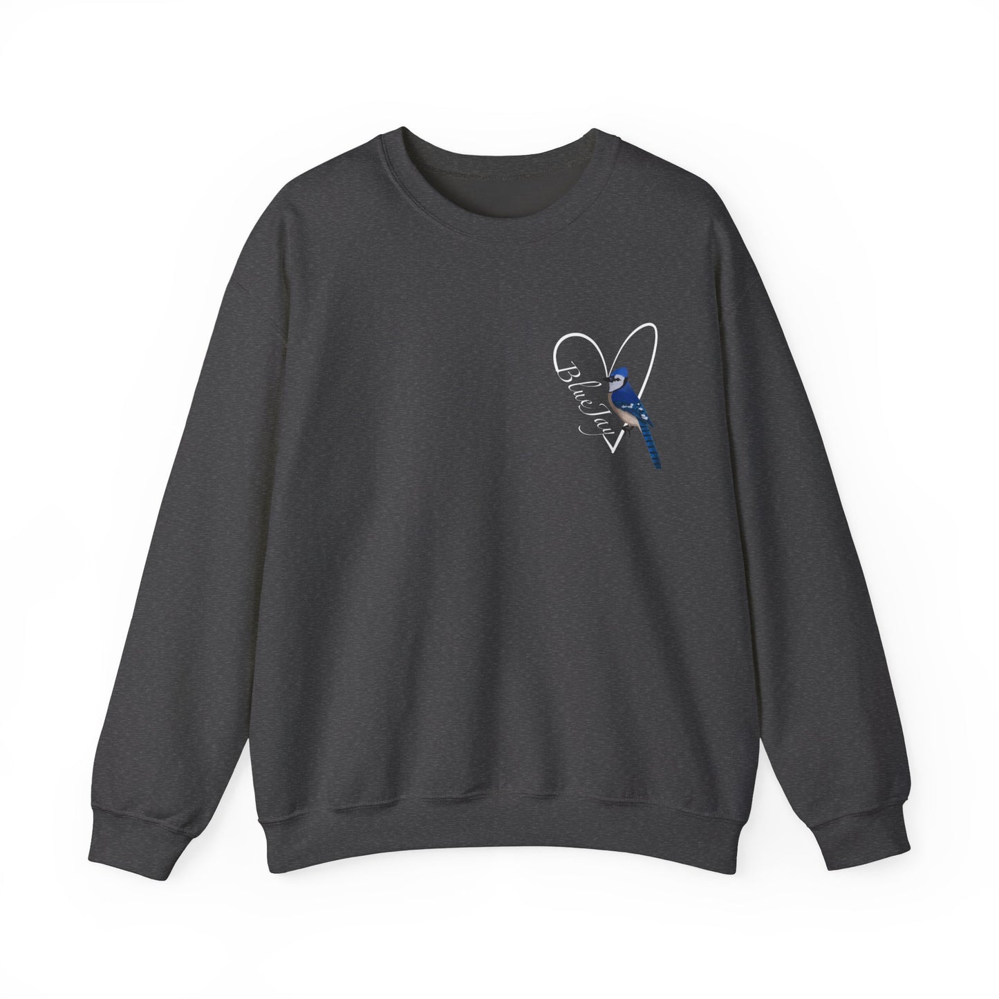 Blue Jay Heart Birdlover Biologist Bird Sweatshirt