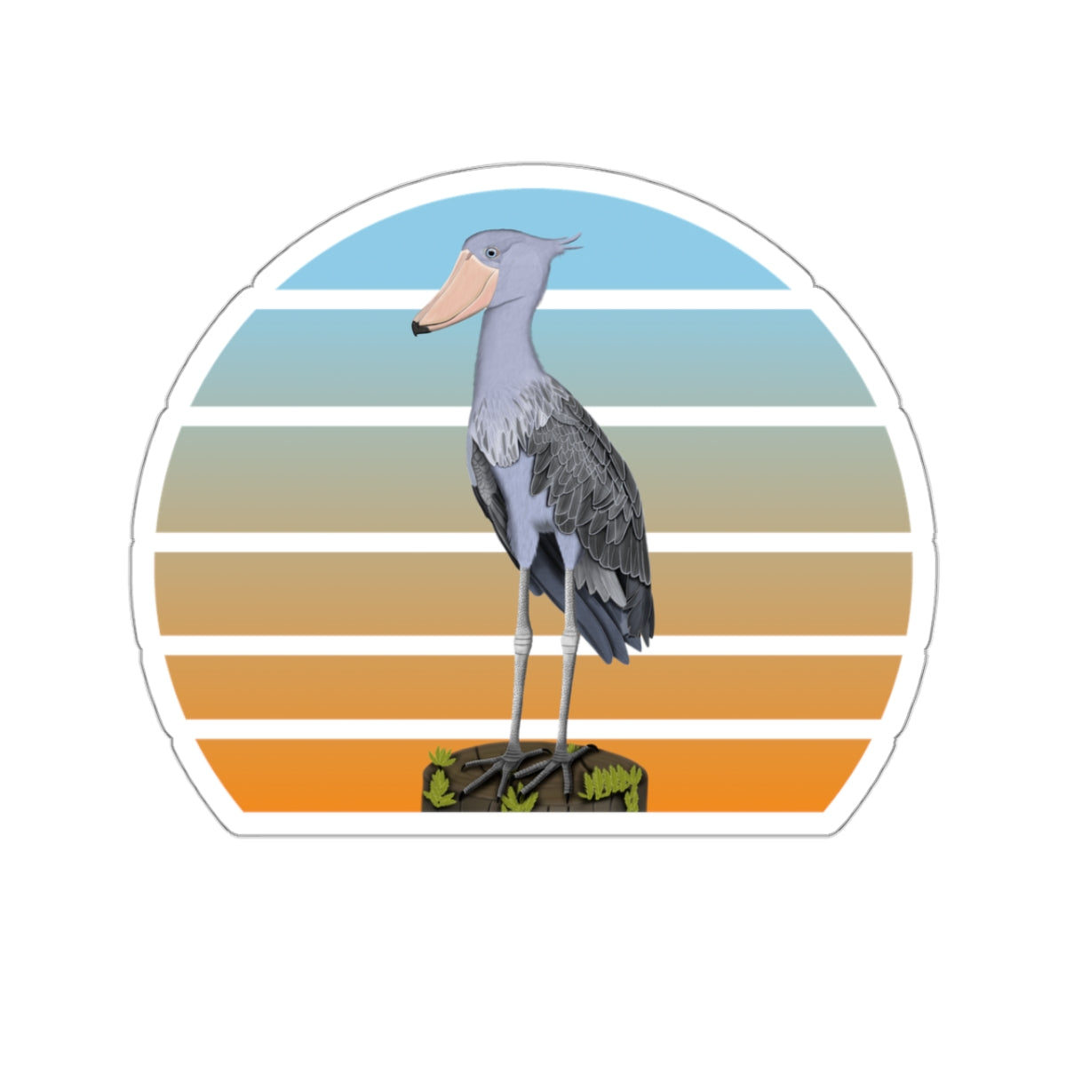 Shoebill Bird Sticker