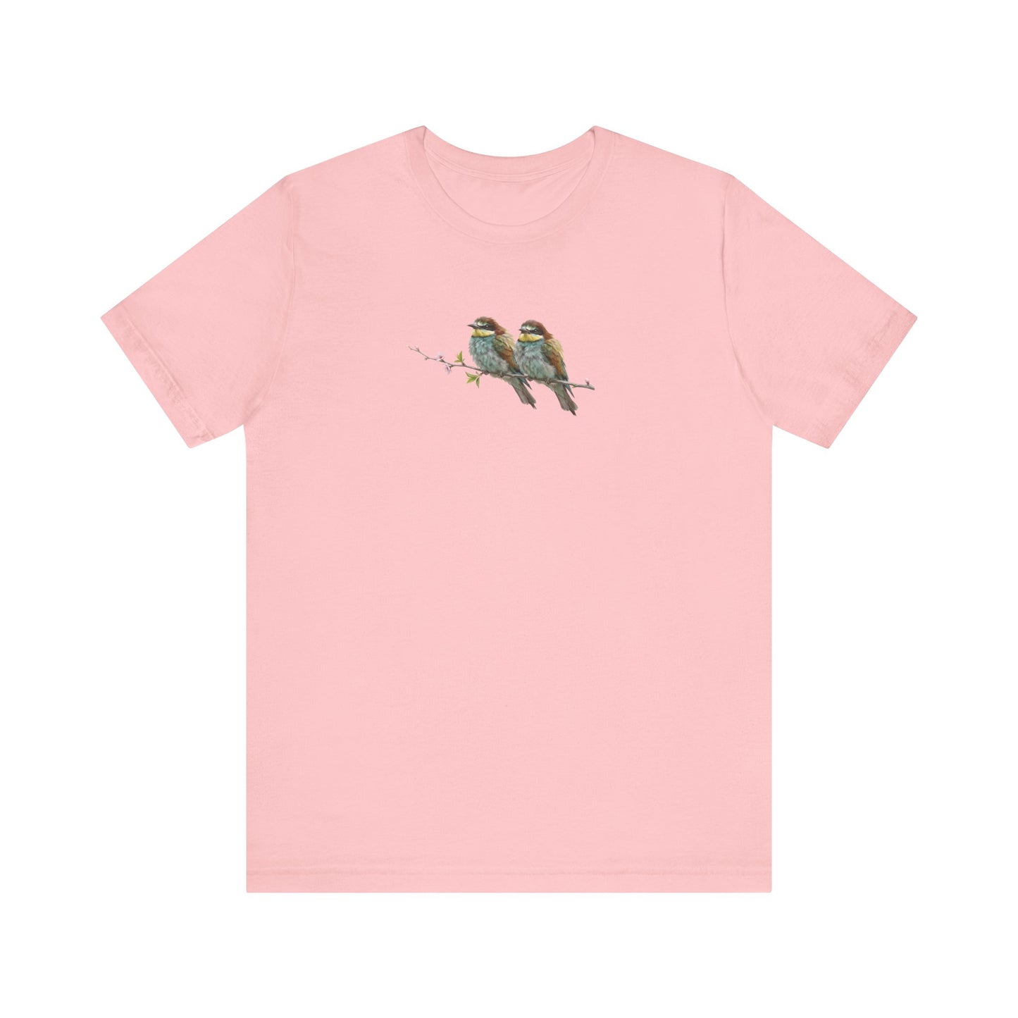 Bee-Eater Fledgling T-Shirt | Spring Blossoms Unisex Graphic Tee for Bird Watchers
