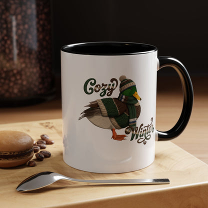 マガモの陶器製コーヒーマグ – バードウォッチャーへのカスタムギフト