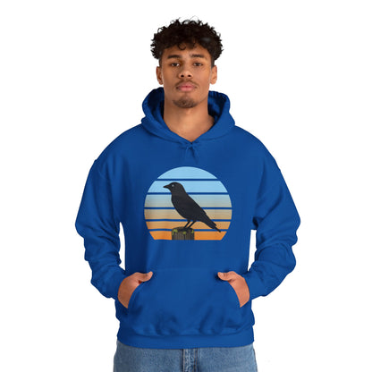 Western Jackdaw Bird Hoodie