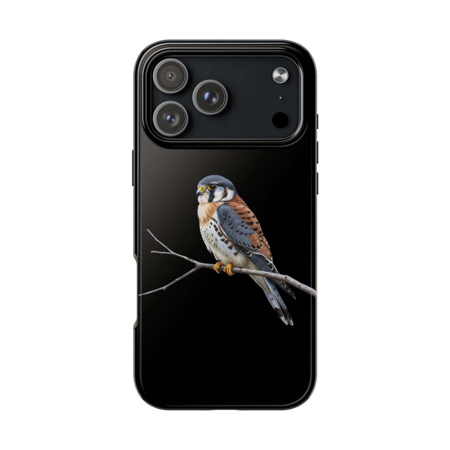 American Kestrel iPhone Case – Premium Tough Phone Cover Black