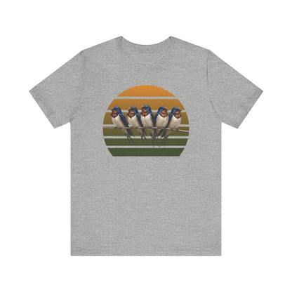 Barn Swallow Premium T-Shirt | Unique Birdwatcher & Birder Gift by jz.birds