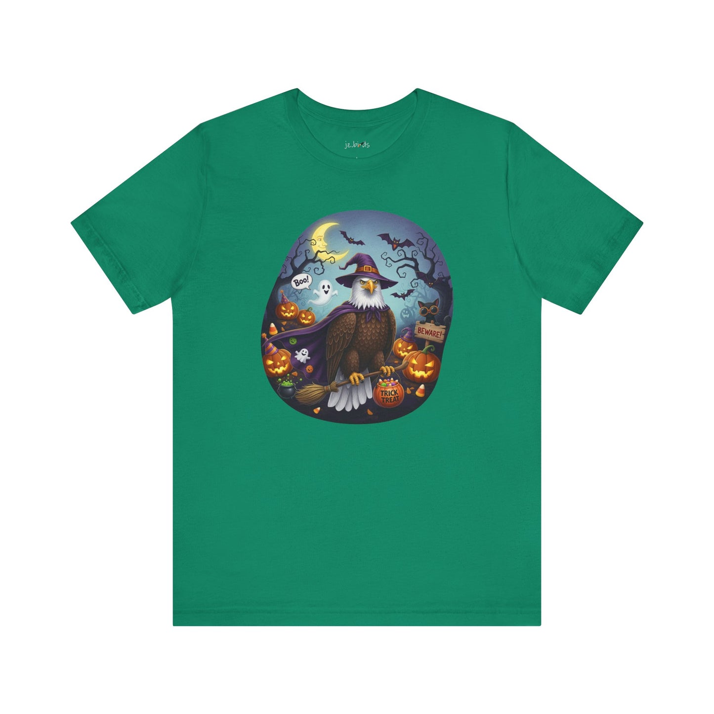 Bald Eagle Halloween Bird T-Shirt - Spooky Halloween Costume for Bird Lovers