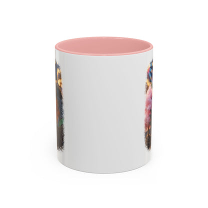 Robin Rosi Pink Cotton Candy Premium Mug for Bird Lovers