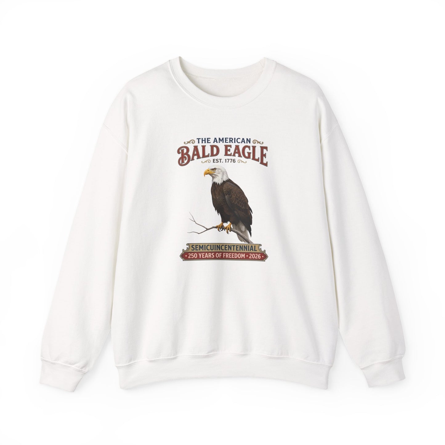 Vintage American Bald Eagle Sweatshirt | US 250th Anniversary Semiquincentennial Crewneck