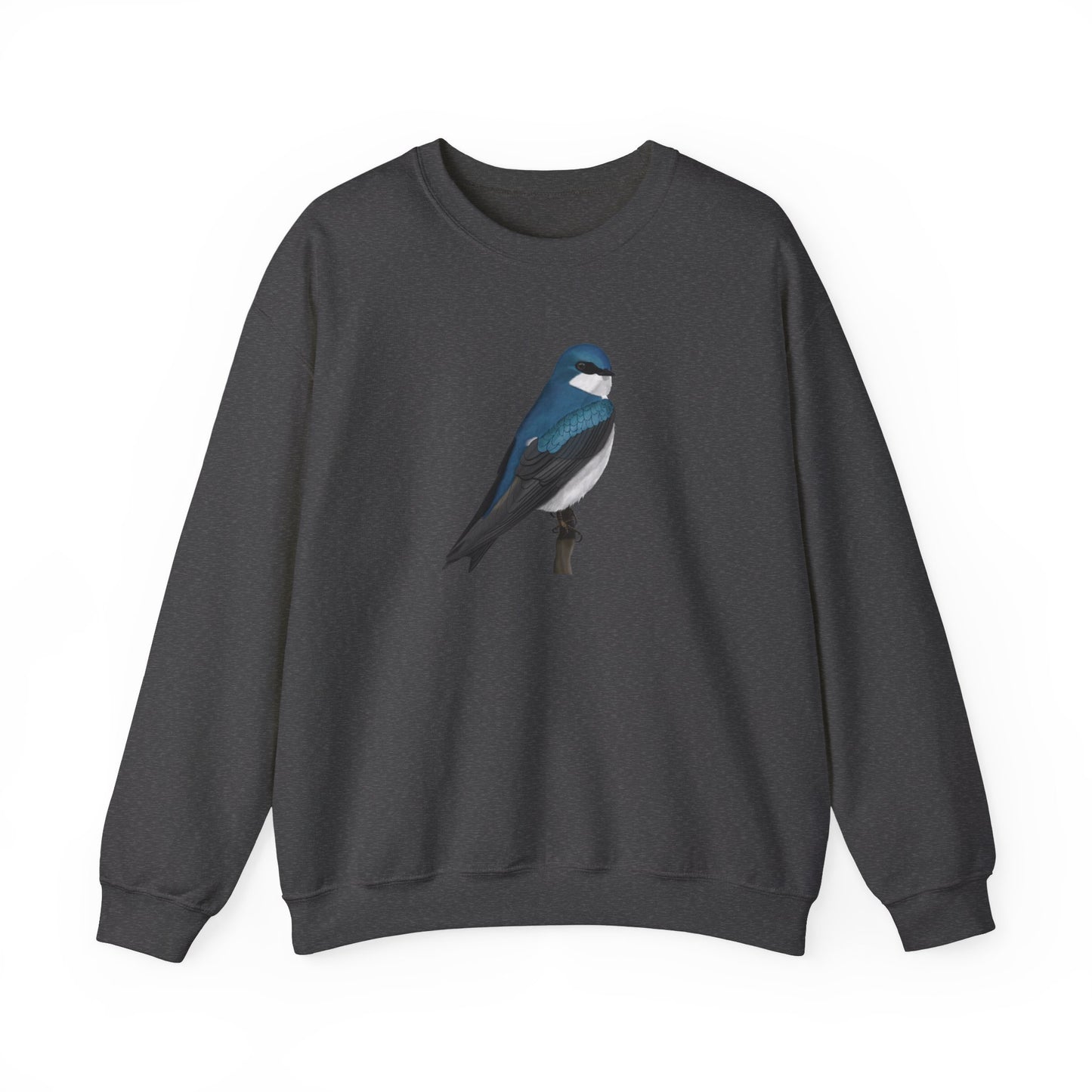 Tree Swallow Bird Watcher Biologist Crewneck Sweatshirt
