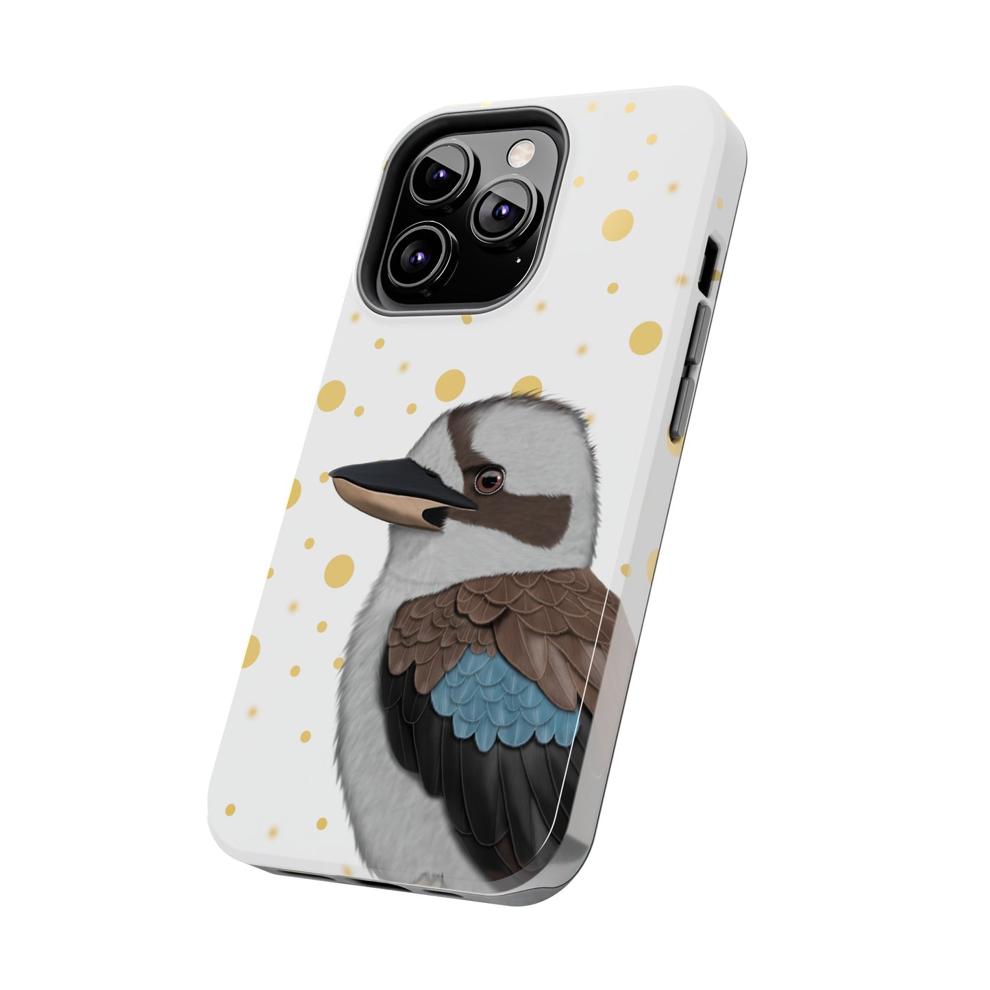 Kookaburra Bird Art Tough Phone Case White