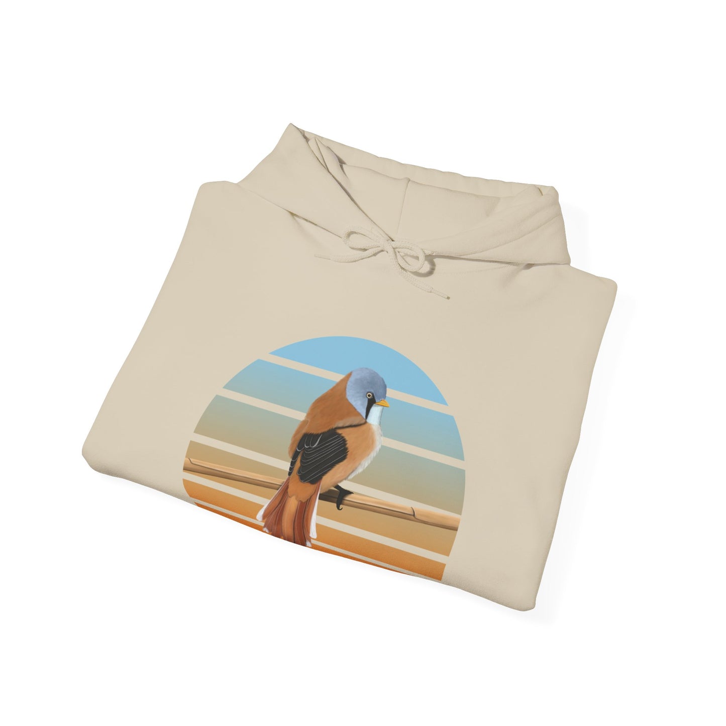 Bearded Reedling Bird Hoodie