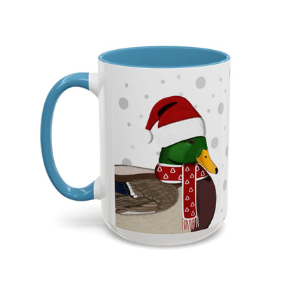 Mallard Christmas Bird Coffee Mug